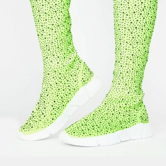 RHINESTONE SNEAKERS - Picture 4 of 10